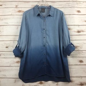 Chelsea & Theodore Ombre Soft Denim Top